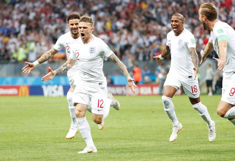 Right-back: Kieran Trippier (England)

Not something many expected of a player who was almost 24 before he made his Premier League debut, but Trippier has been the World Cup’s outstanding right-back. His set-pieces and crossing have been instrumental, while a free kick made him just the third England player to score in a World Cup semi-final. EPA