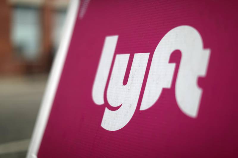 FILE PHOTO: The Lyft <LYFT.O> Driver Hub is seen in Los Angeles, California, U.S., March 20, 2019.  REUTERS/Lucy Nicholson - RC1CE2551F00/File Photo