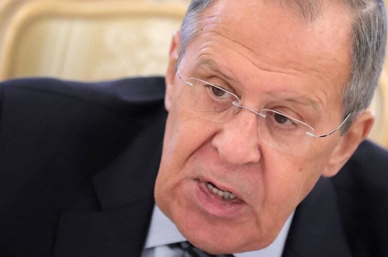 Russian Foreign Minister Sergey Lavrov accused the US of controlling Europe. EPA