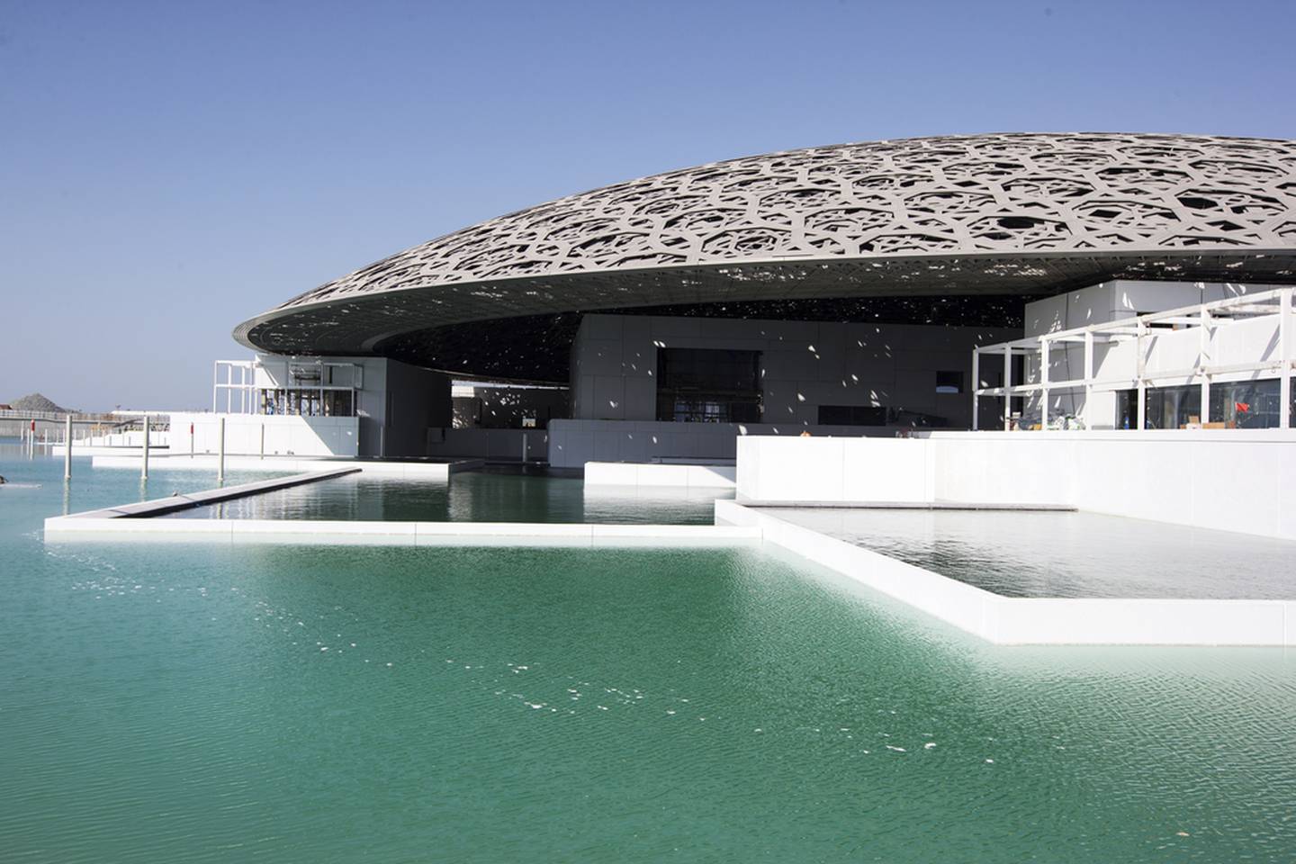 Louvre Abu Dhabi is one of the UAE and France's landmark partnership agreements. Christopher Pike / The National