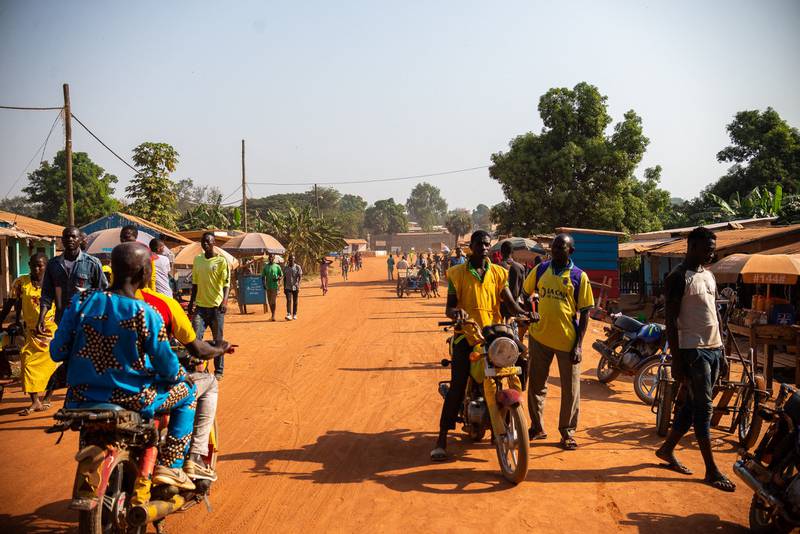 9. Central African Republic, where more than 20 per cent of the population is displaced. AFP
