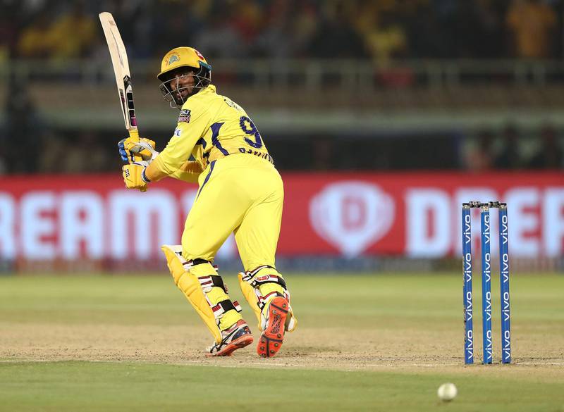 VISAKHAPATNAM, INDIA - MAY 10: Ambati Rayudu of the Chennai Super Kings bats during the Indian Premier League IPL Qualifier Final match between the Delhi Capitals and the Chennai Super Kings at ACA-VDCA Stadium on May 10, 2019 in Visakhapatnam, India. (Photo by Robert Cianflone/Getty Images)