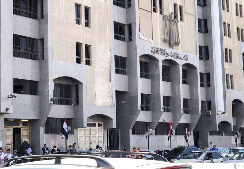 The courthouse in Mansoura, Egypt. Reuters