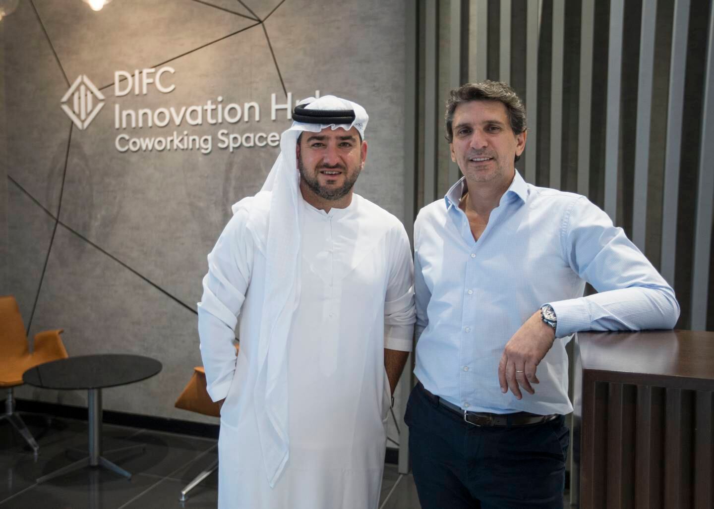 Anwar Nusseibeh and Abdul Kader Saadi launched Eighty6 to digitise the entire procurement process in the UAE food and beverage industry. Photo: Ruel Pableo / The National