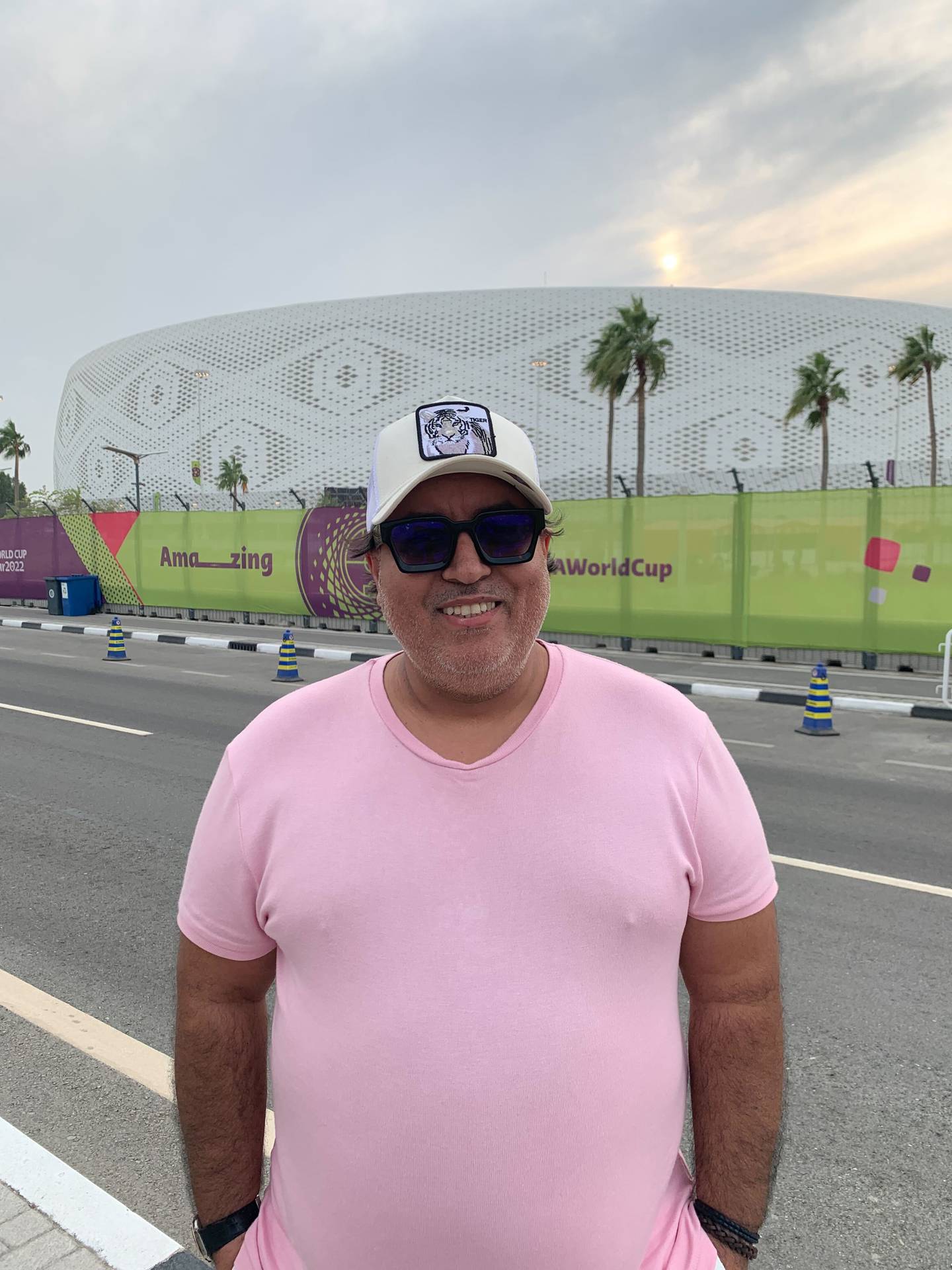 Hassine Mohammed espérait obtenir des billets pour le match.  Ali Al Shouk / Le National