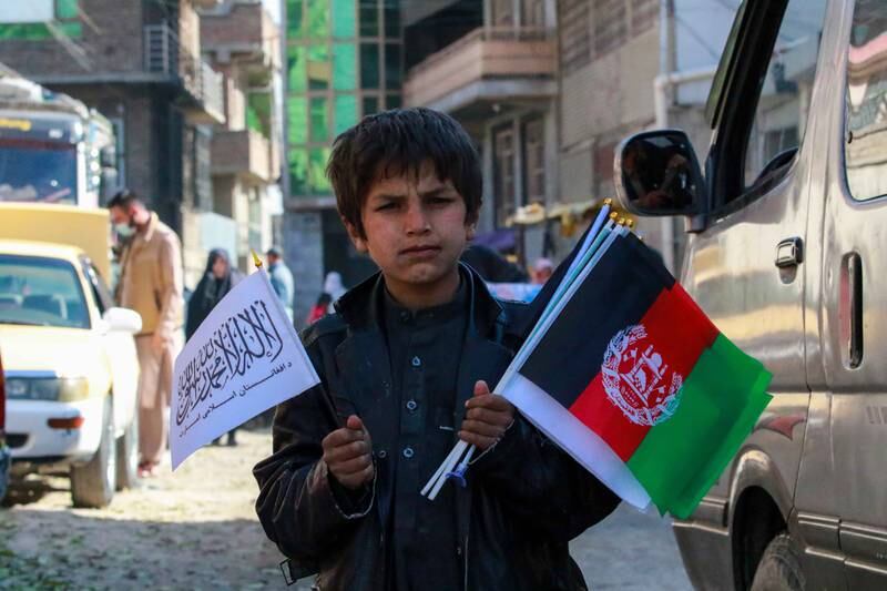 Afghanistan's transition to Taliban rule has shrunk the economy by 40 per cent, pushing more children into menial work. EPA