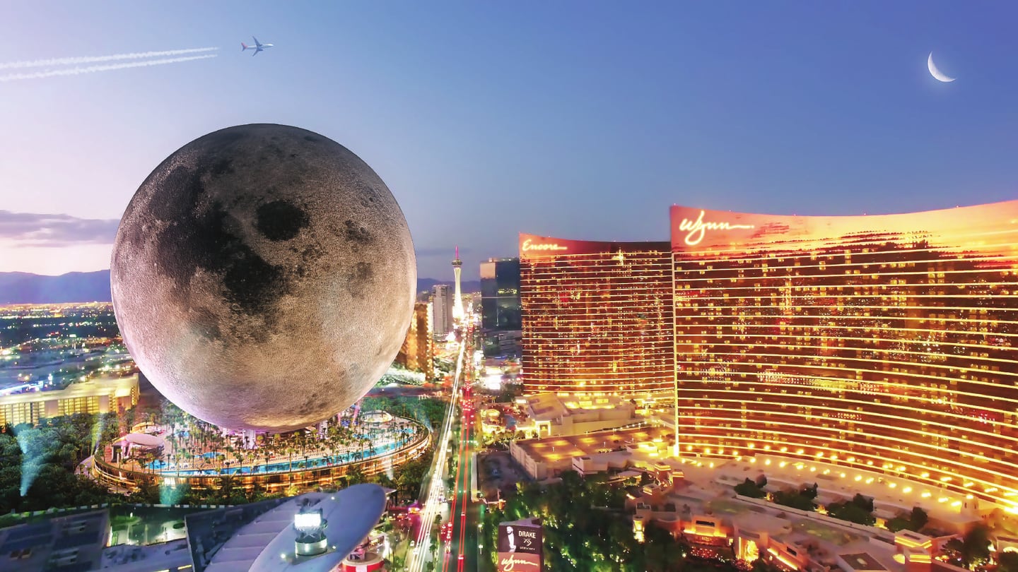 It has also been designed to slot into Las Vegas's famed Strip. Photo: Moon World Resorts