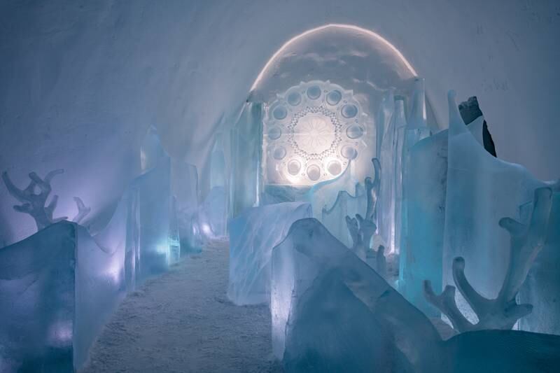 The intricate Blue Tundra suite by Elisabeth Kristensen.