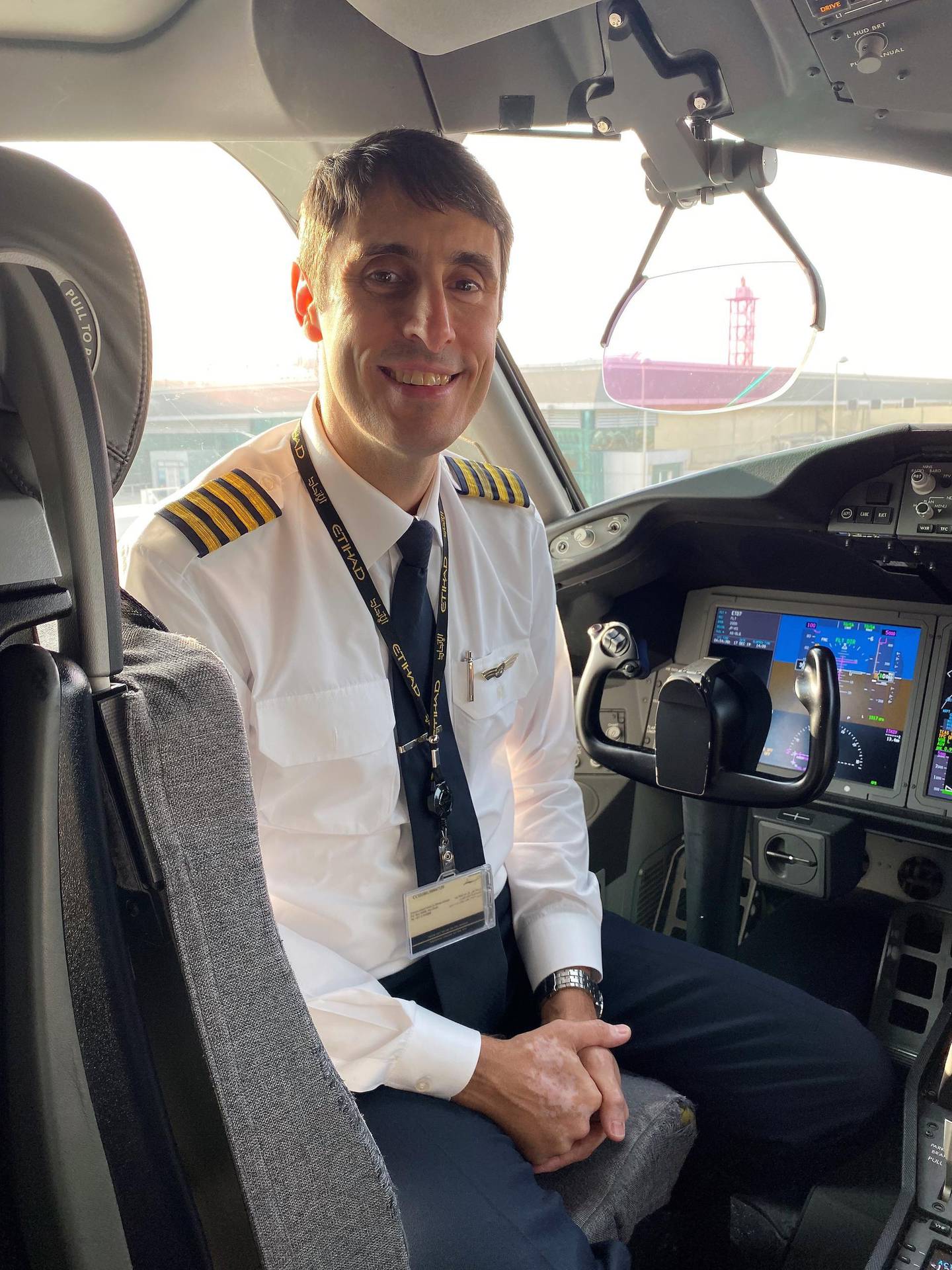 Etihad Captain Leonardo Magno was tested for Covid-19 ten or 15 times during his last rotation flying cargo flights for the UAE's national airline. 