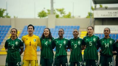 'Destined to Play', a 45-minute factual film charting the rise of the Saudi women’s senior national football team, was released last week on Fifa+. Photo: SAFF