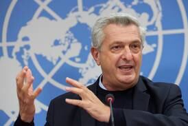 Filippo Grandi, speaking at an unrelated event, said the UN has rarely had to respond to so many crises at the same time. Reuters