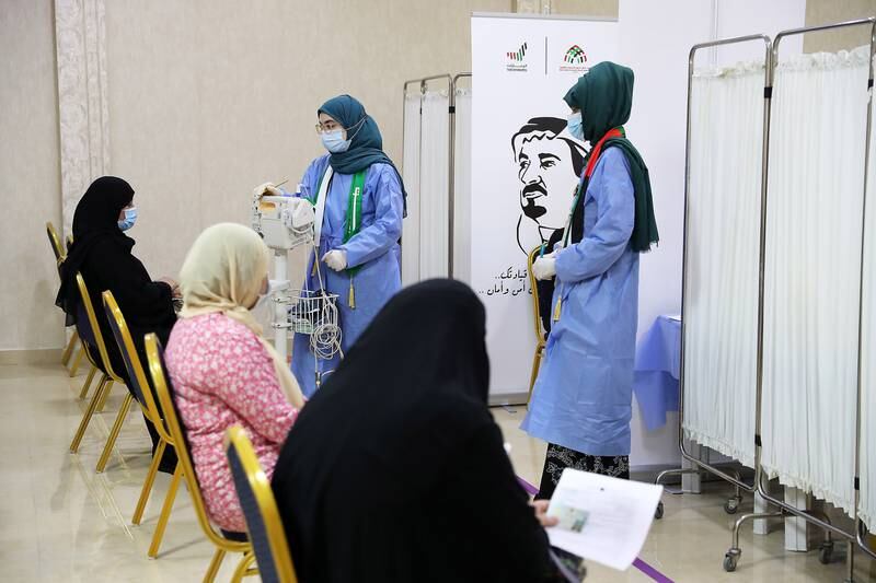 People in Ajman have responded to government calls to support the nationwide vaccination drive.