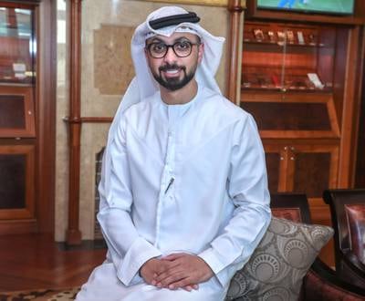 Emirati Majed Al Seyabi is keen to be a part of building ties with the Israeli people and companies as part of the Abraham Accords. Victor Besa / The National