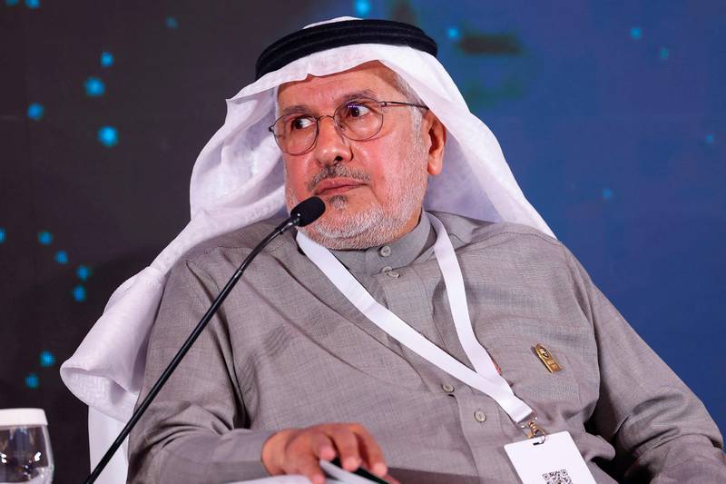 Dr Abdullah Al Rabeeah at the Riyadh International Humanitarian Forum. AFP
