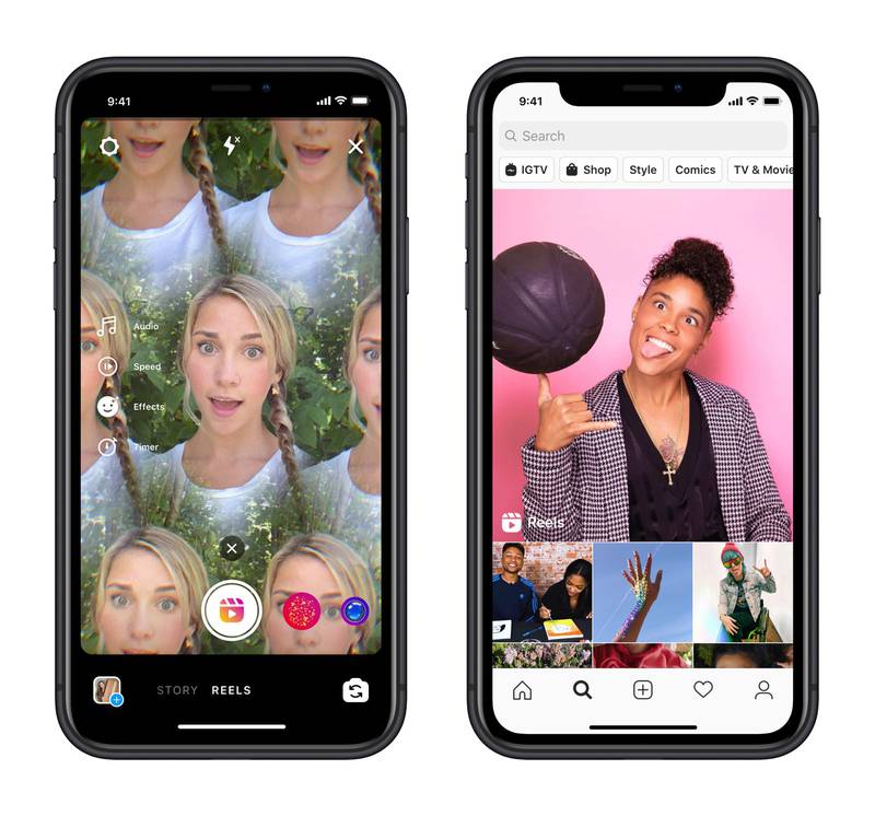 Instagram Reels first launched in August 2020 and has been described as the social media platform's rival for TikTok. Photo: Instagram