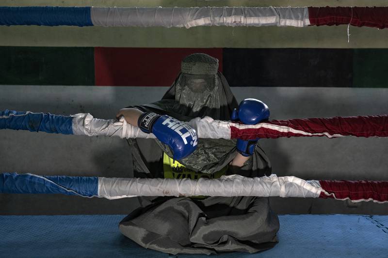 Noura later turned to boxing. She says she cut her wrists and required hospital treatment after the Taliban swept into Kabul.