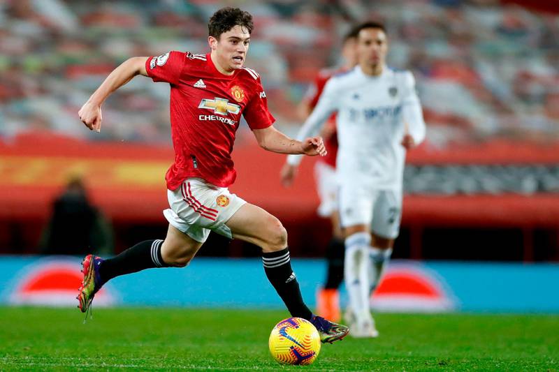 Daniel James - 8. Rare start but effective as a runner. Harshly booked for diving after 51 after making a great run. Grew as the game went on and made numerous runs in an open game which suited players with pace. Stretched the players at the club he nearly signed for before joining MUFC. Scored United’s fifth, shooting under Meslier after making a sublime first touch. AFP