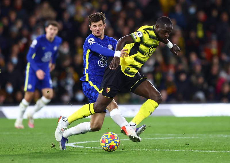Moussa Sissoko, 6 - So close to putting Watford ahead with what would have been a well-deserved goal after he won back possession in the middle before driving through midfield and playing a lovely one-two with Dennis. Mendy was there again though. PA