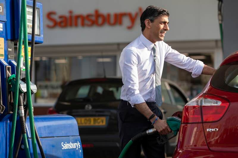 Chancellor Rishi Sunak has been criticised as out-of-touch after the petrol station photo call. HM Treasury