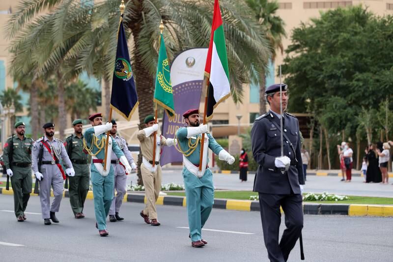 The Ministry of Interior hosted celebrations in Ajman on January 15, as part of events to mark the UAE's Golden Jubilee. All photos: Chris Whiteoak / The National