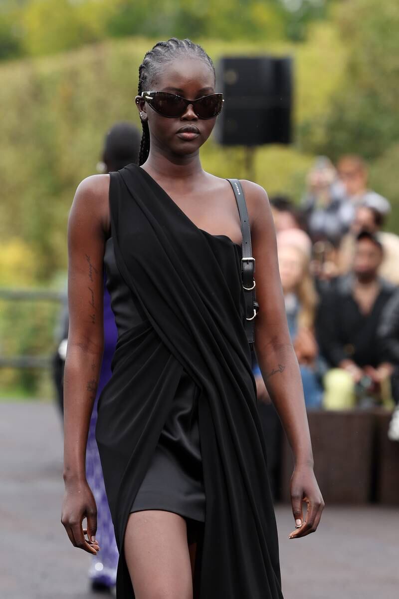 An asymmetric dress at Givenchy spring/summer 2023. Getty 