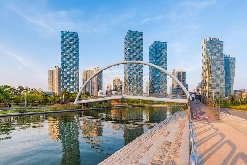 Cisco met Songdo’s, above, need for smart services that addressed real needs, as well as its need for another source of capital, writes Caspar Herzberg. Nattanai Chimjanon / Alamy Stock Photo
