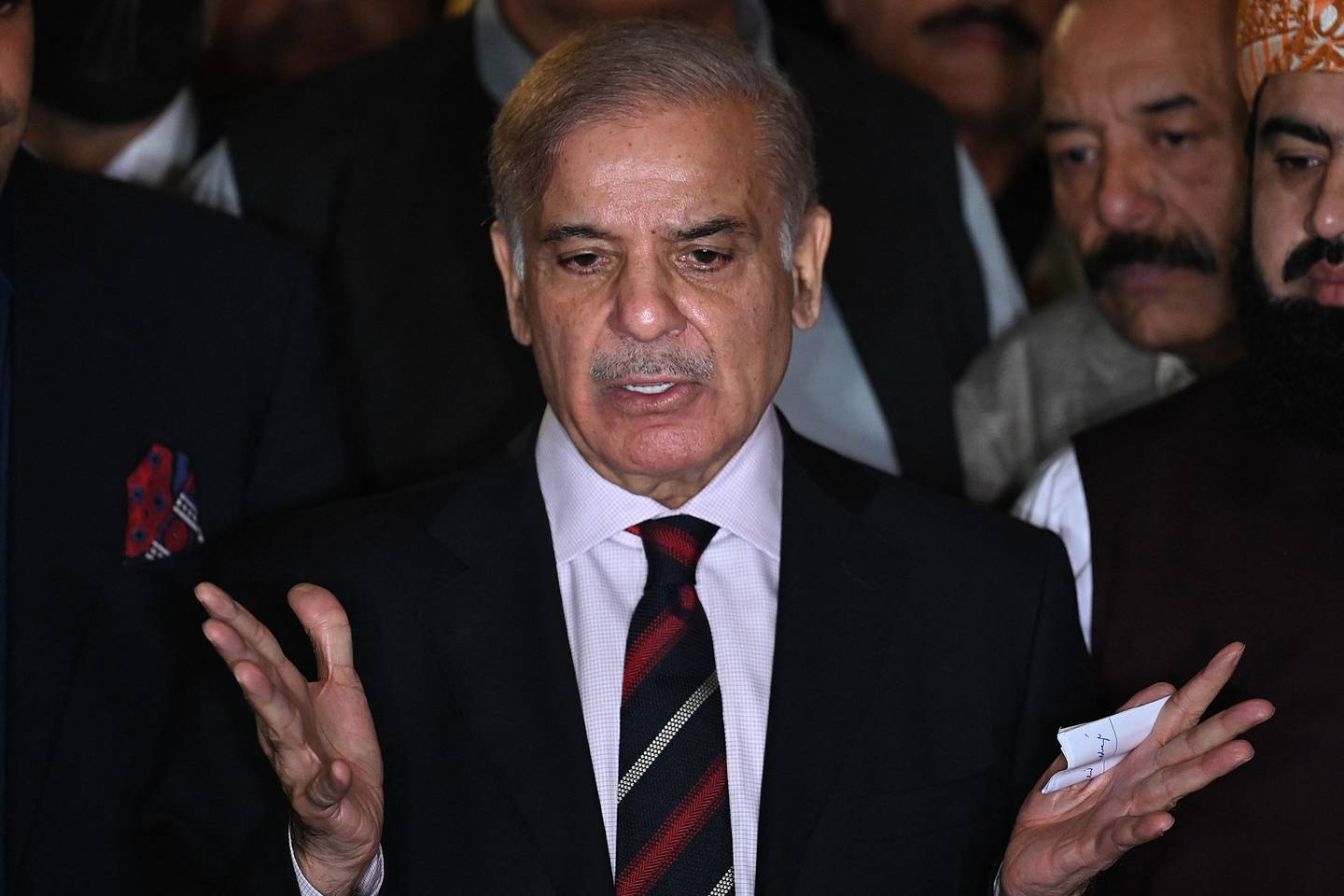Pakistan's opposition leader Shehbaz Sharif has a reputation as a good administrator after three terms as chief minister of Punjab province.  AFP
