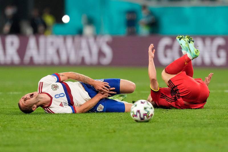Dmitri Barinov: 5 - The midfielder saw very little of the ball and, when he had it, the occasional pass looked wayward. Subbed at half-time. AFP