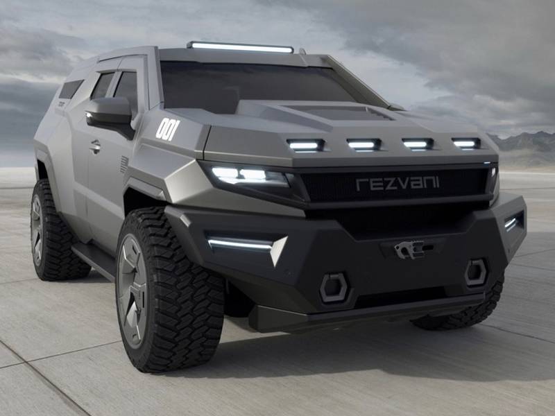The design for Rezvani Motors' latest SUV, Rezvani Vengeance, was inspired by video games. Photo: Rezvani Motors / Instagram