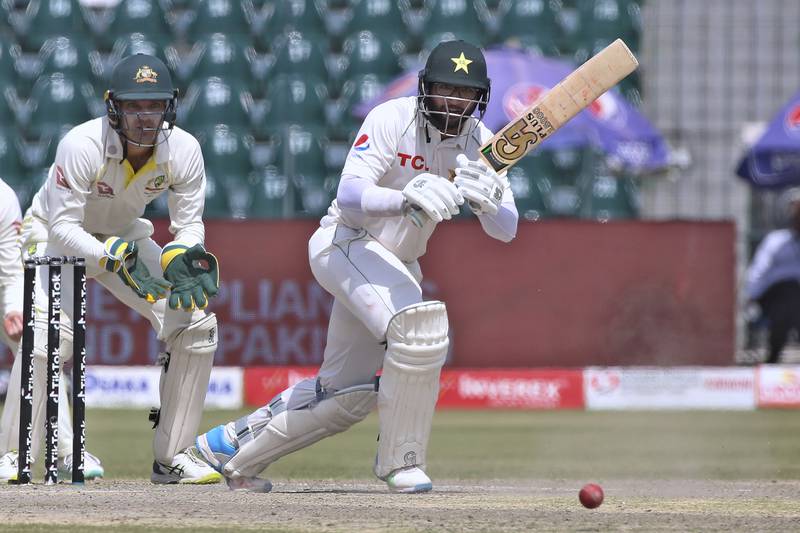 Pakistan's Imam-ul-Haq scored centuries in both innings of the Rawalpindi Test against the Aussies. AP