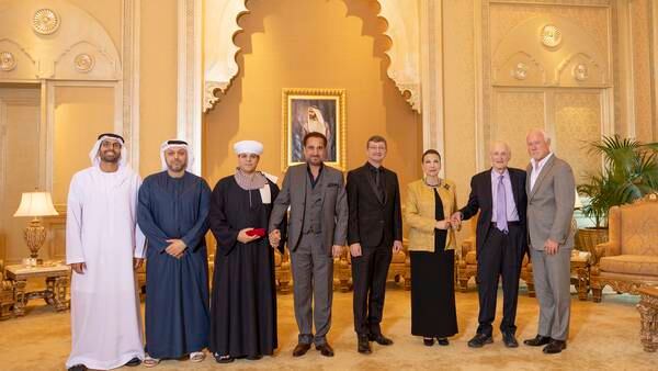 The 2023 Abu Dhabi Festival Award ceremony took place on Wednesday at Emirates Palace. Photo: Admaf