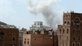 Arab coalition strikes Houthi military bases in Sanaa