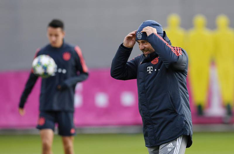 Bayern Munich interim coach Hansi Flick. Reuters
