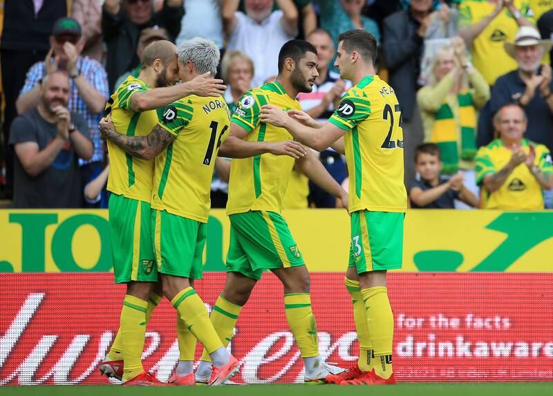Norwich City: Average age 26.36 years, 14.1 % minutes by U21s. Getty