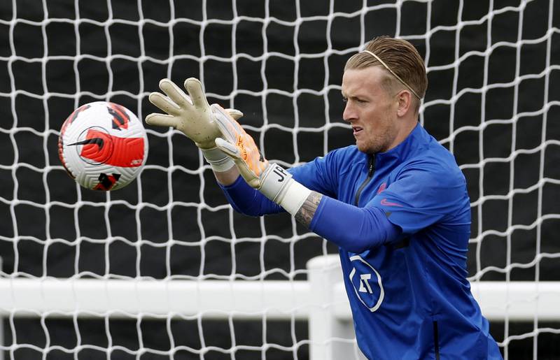England goalkeeper Jordan Pickford. Reuters