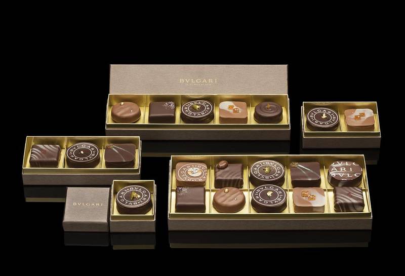 Bulgari only uses fresh ingredients and raw cocoa in its chocolate creations. Courtesy Bulgari