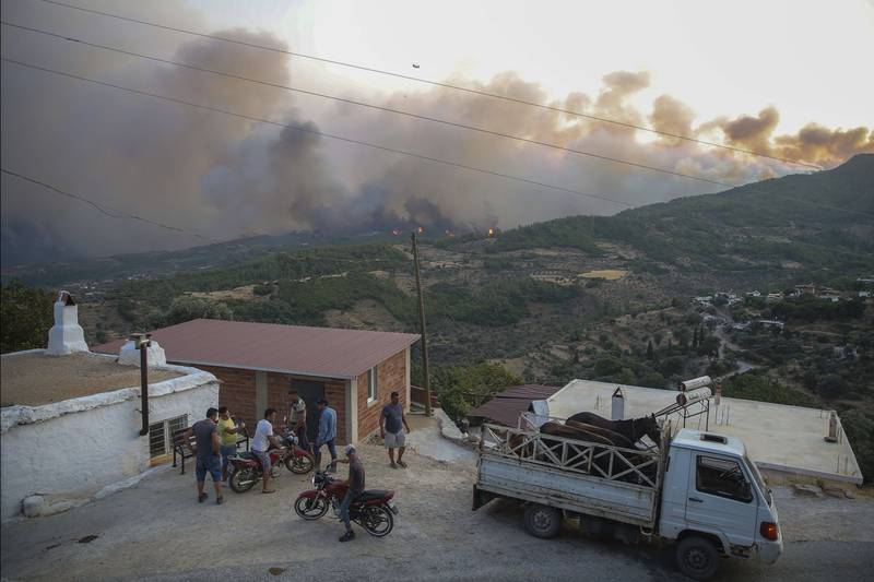 A heatwave across southern Europe, fed by hot air from North Africa, has contributed to wildfires breaking out across the Mediterranean, including Italy and Greece.