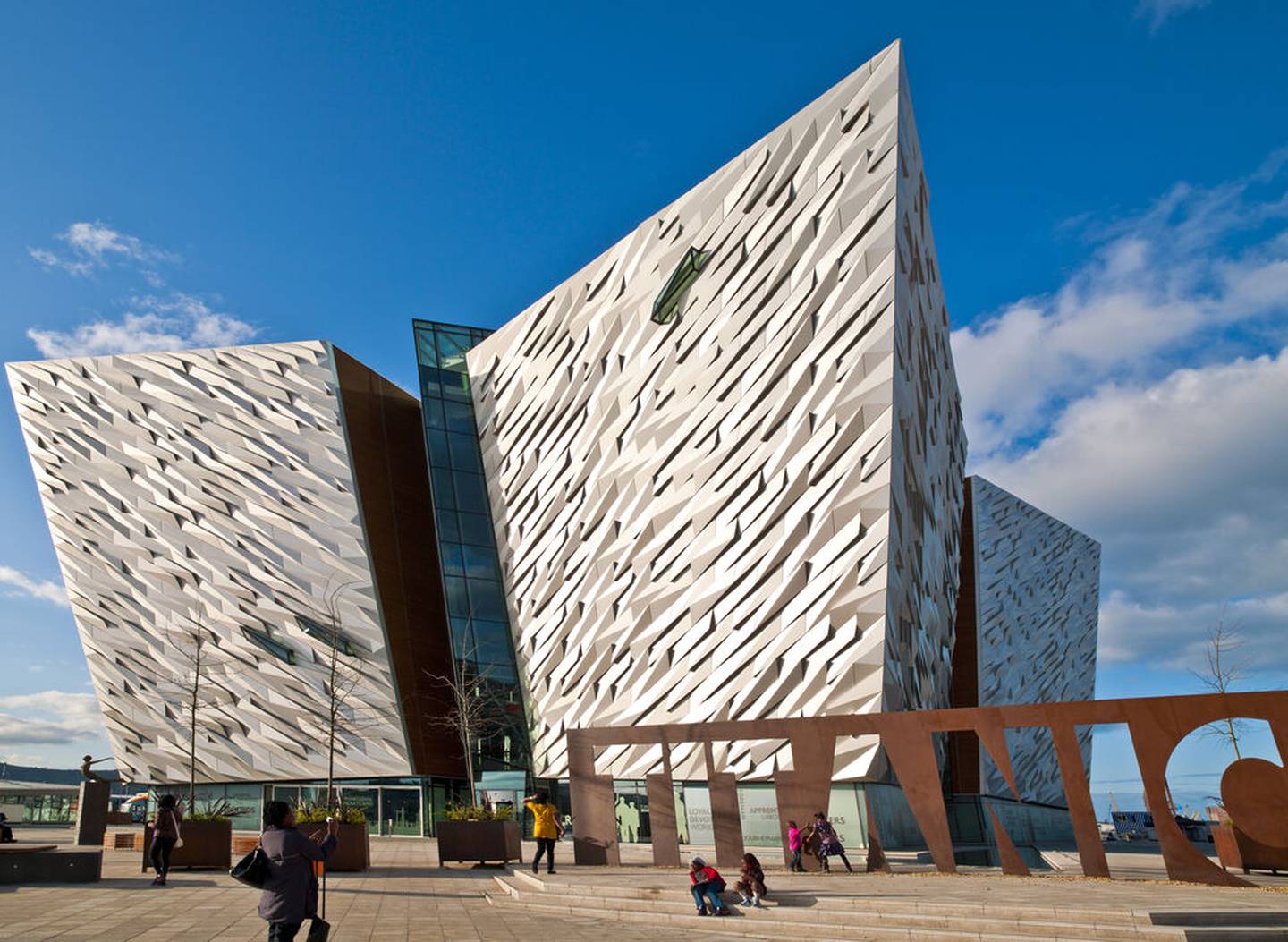 Built on the slipways where the ship itself was constructed more than 100 years ago, Titanic Belfast will reopen in February with a new interactive exhibit. Photo: Tourism Ireland