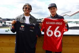 Football stars and celebrities arrive for British Grand Prix