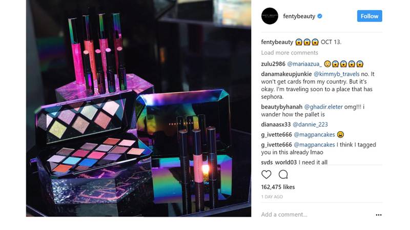 Rihanna has unveiled teasers for her Fenty Beauty holiday collection.