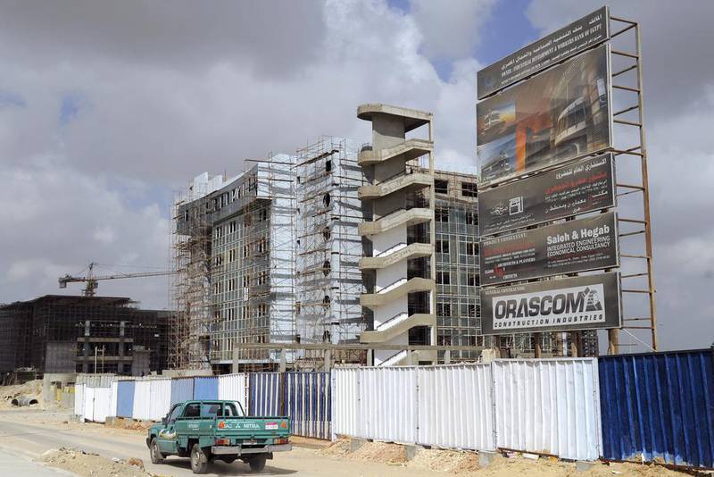 Egypt’s Orascom Construction signed approximately $335m of new contracts in the Middle East during the first quarter of 2020. Dana Smillie / The National