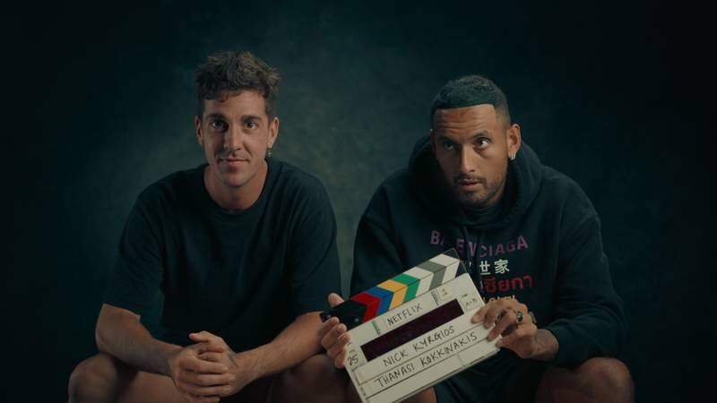 Kyrgios and Kokkinakis run to the AO doubles title is highlighted in episode 1. Photo: Netflix