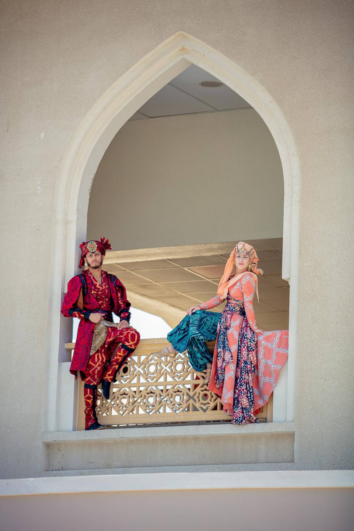 Actors from 1001 Nights: The Last Chapter pose in Sharjah ahead of the world premiere