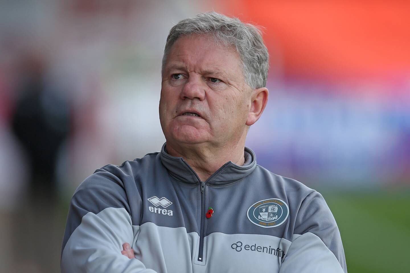 John Yems, former manager of Crawley Town, has been banned from football for racism. Getty