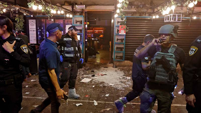 Israeli security forces are on high alert after a series of attacks left 11 people dead within eight days at the end of March. AFP