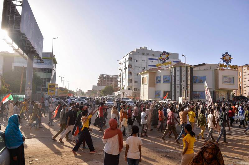 Protesters have turned out in large numbers in Khartoum, despite attempts to restore the transition to civilian rule in the country. AFP
