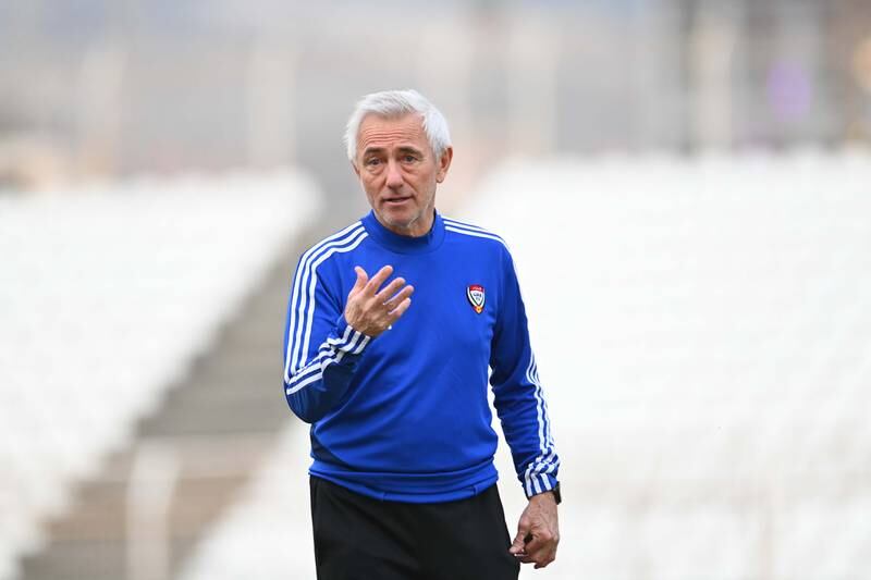 UAE manager Bert van Marwijk.