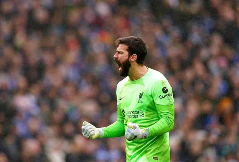 LIVERPOOL RATINGS: Alisson Becker 6: Assured game from Brazilian, who couldn’t do anything about Brighton’s fortuitous opener. Produced strong stop against Solly March in second half to keep the score level, but couldn’t prevent Mitoma’s brilliant winner. PA