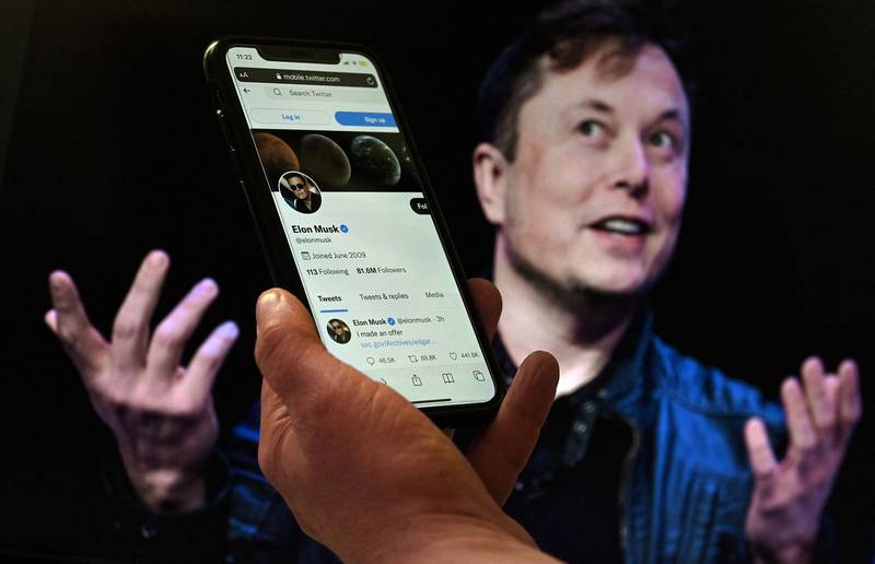 Elon Musk said he could be left with 'no choice' but to move into the smartphone industry. AFP