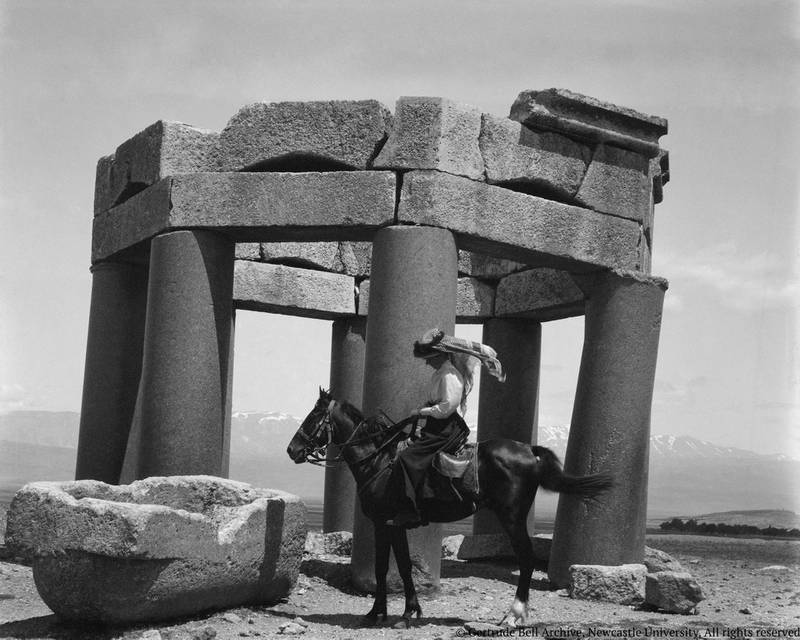 Handout images to go with Focus story on explorer and politician Gertrude Bell, who is the subject of a documentary premiering at the Beirut film Festival. (Photos courtesy-"Letters From Baghdad" documentary) *** Local Caption ***  Na06oc-Bell2.jpg